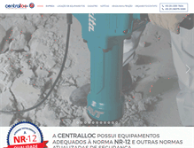 Tablet Screenshot of centralloc.com.br